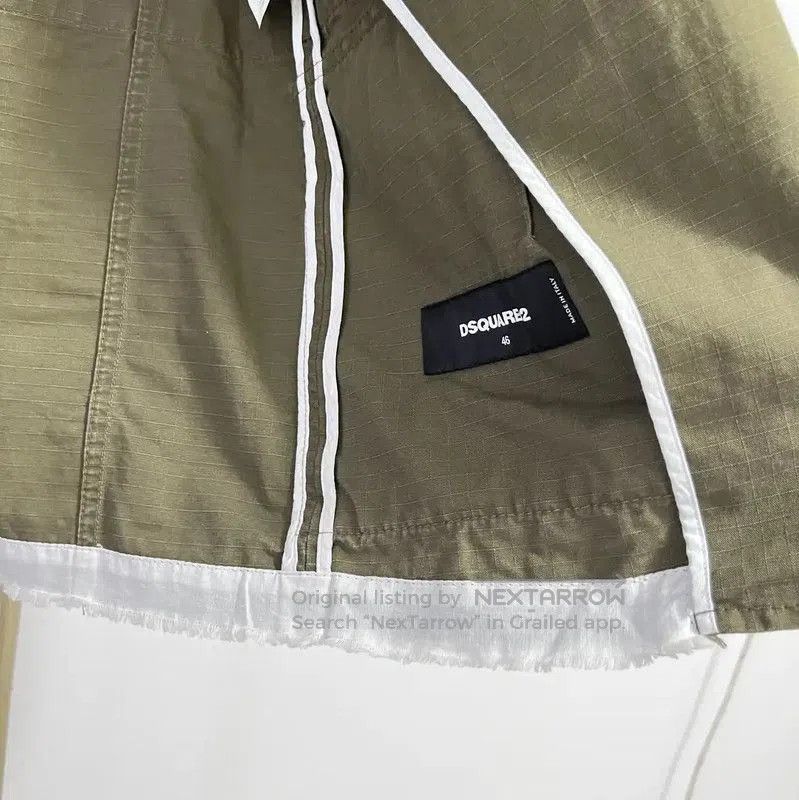 Other DSQUARED2 Men's Olive Green Long Sleeve Jacket . Size US S / EU 44-46 / 1 - 7 Thumbnail