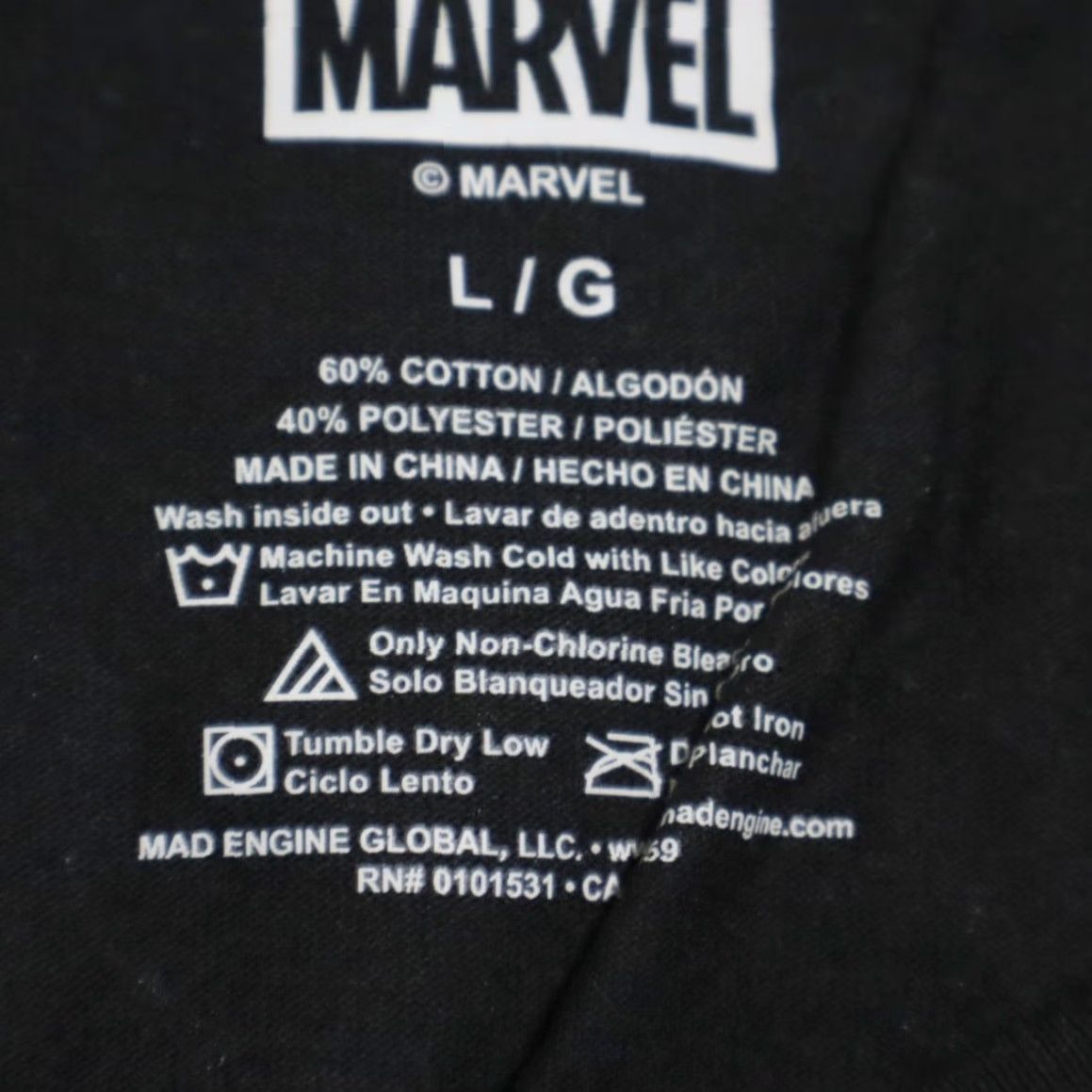 Vintage Marvel Venom Screen Print Solid T-Shirt Black Men's L Size US L / EU 52-54 / 3 - 5 Thumbnail