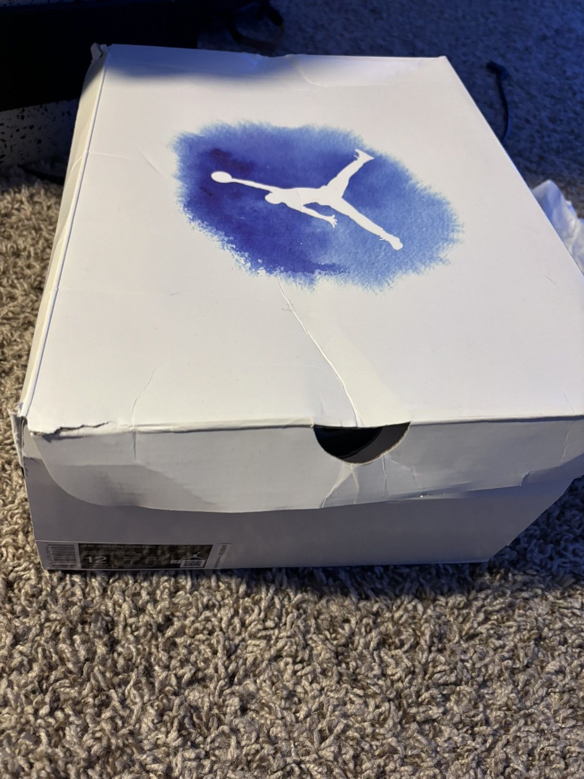 Jordan Brand × Nike Jordan 12 retro indigo Size US 12 / EU 45 - 9 Thumbnail