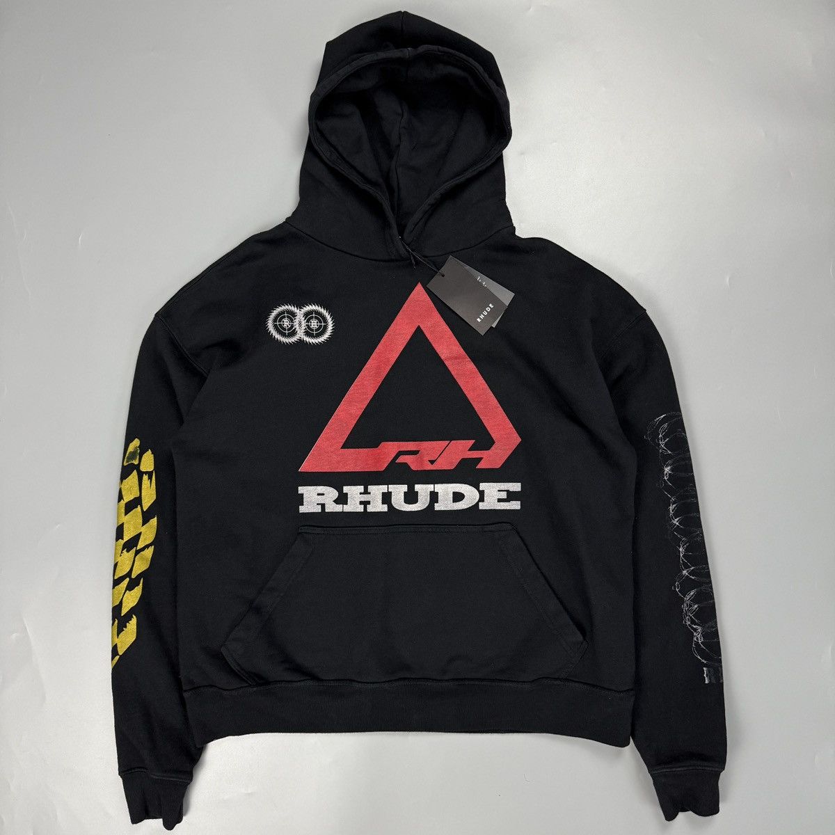 Rhude NWT Rhude Rhonda 2 Helmet Hoodie In Black Size S Size US S / EU 44-46 / 1 - 1 Thumbnail