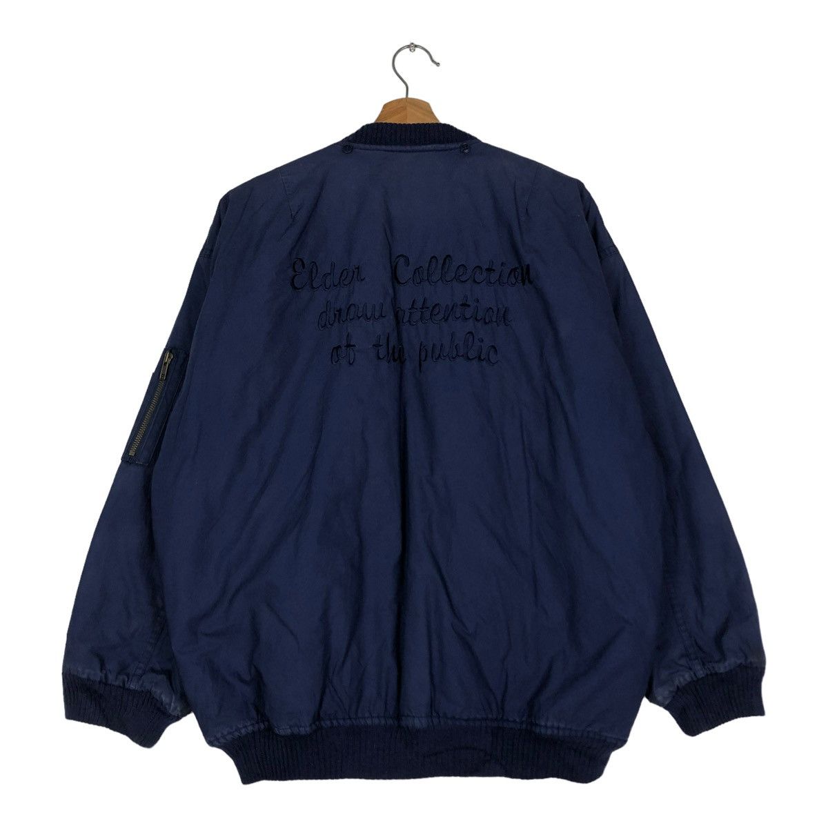 Japanese Brand 🔥VINTAGE BOMBER JACKET ELDER COLLECTION ISSEY MIYAKE Size US M / EU 48-50 / 2 - 8 Thumbnail