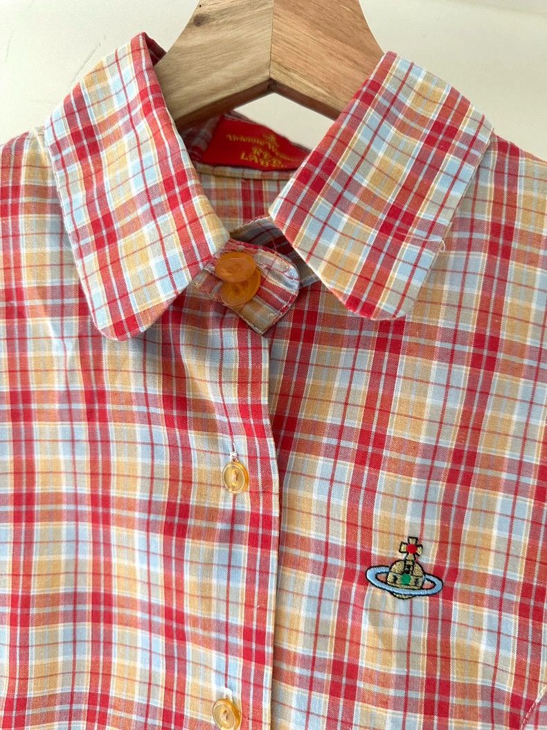 Vivienne Westwood Vivienne Westwood Plaid collar shirt Size M / US 6-8 / IT 42-44 - 4 Thumbnail