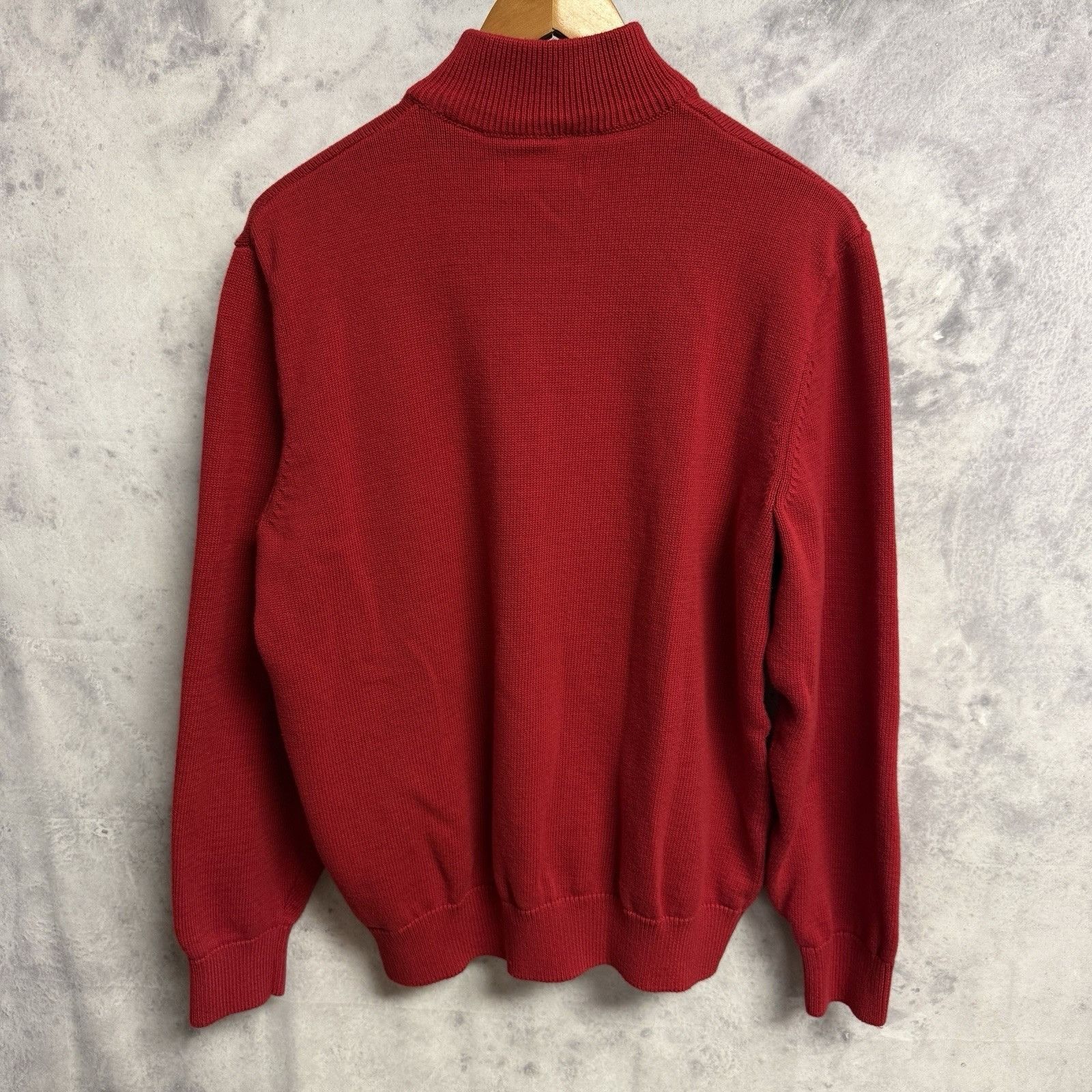 Chaps Ralph Lauren Chaps Ralph Lauren Knit Sweater Adult Large 22x25 Red Winter Size US L / EU 52-54 / 3 - 2 Thumbnail