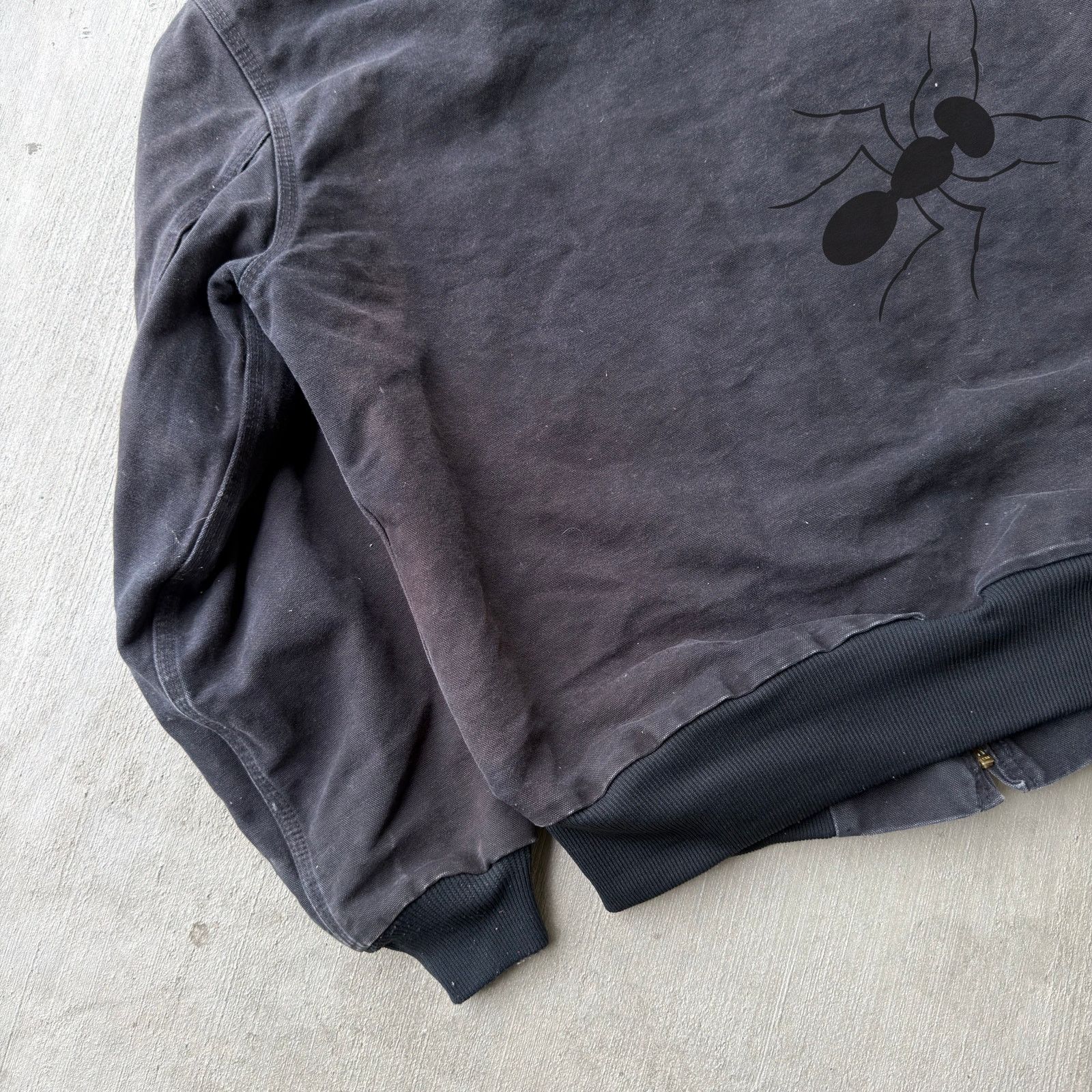 Carhartt × Vintage Carhartt black active hooded work wear jacket Size US M / EU 48-50 / 2 - 7 Thumbnail