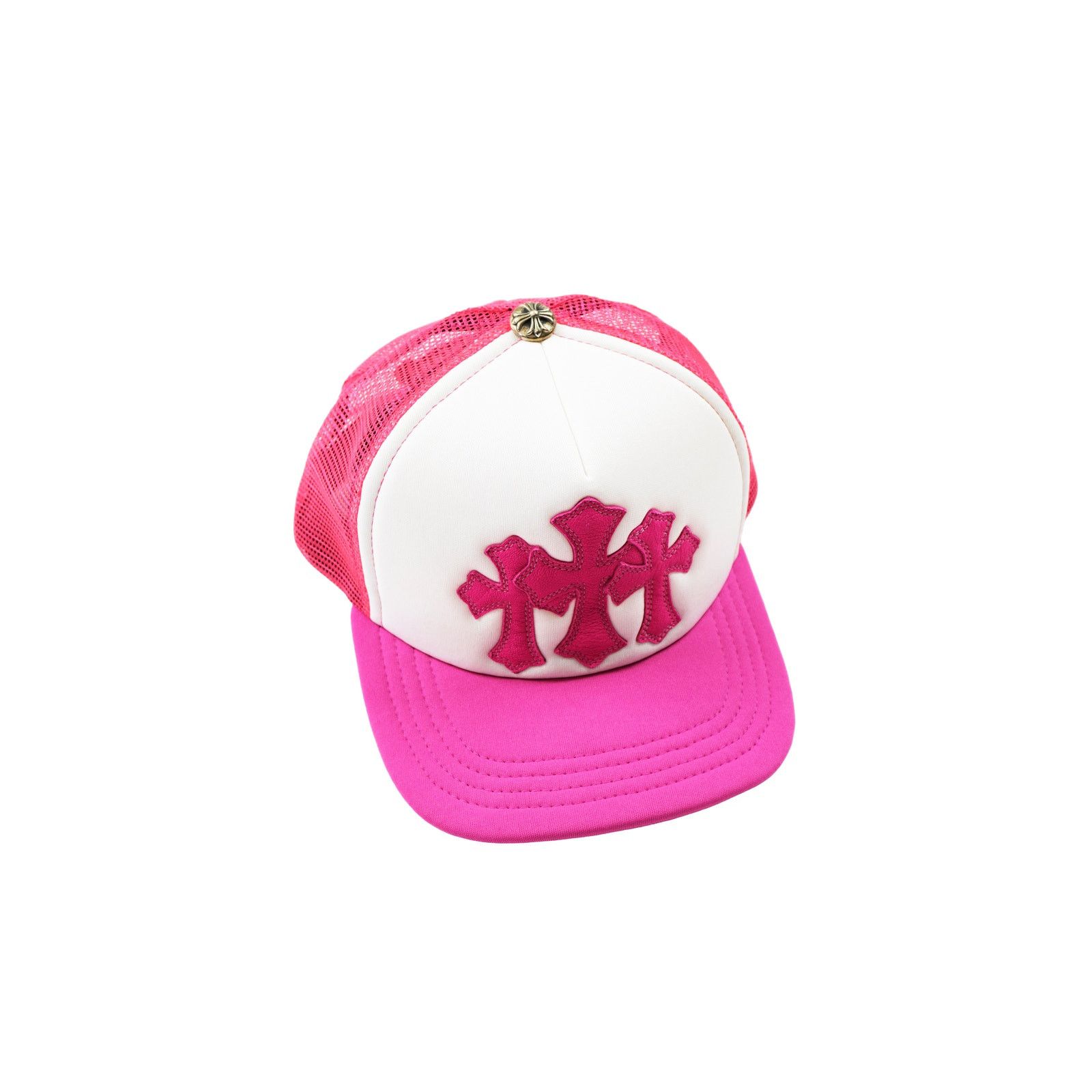 Chrome Hearts Cemetery Trucker Hat 'Neon Pink' Size ONE SIZE - 7 Thumbnail
