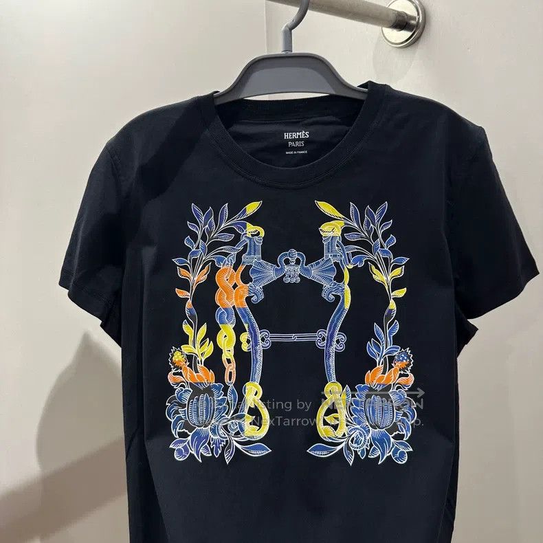 Hermes Hermes Knight Horse H Letter Short Sleeve Size M / US 6-8 / IT 42-44 - 6 Thumbnail