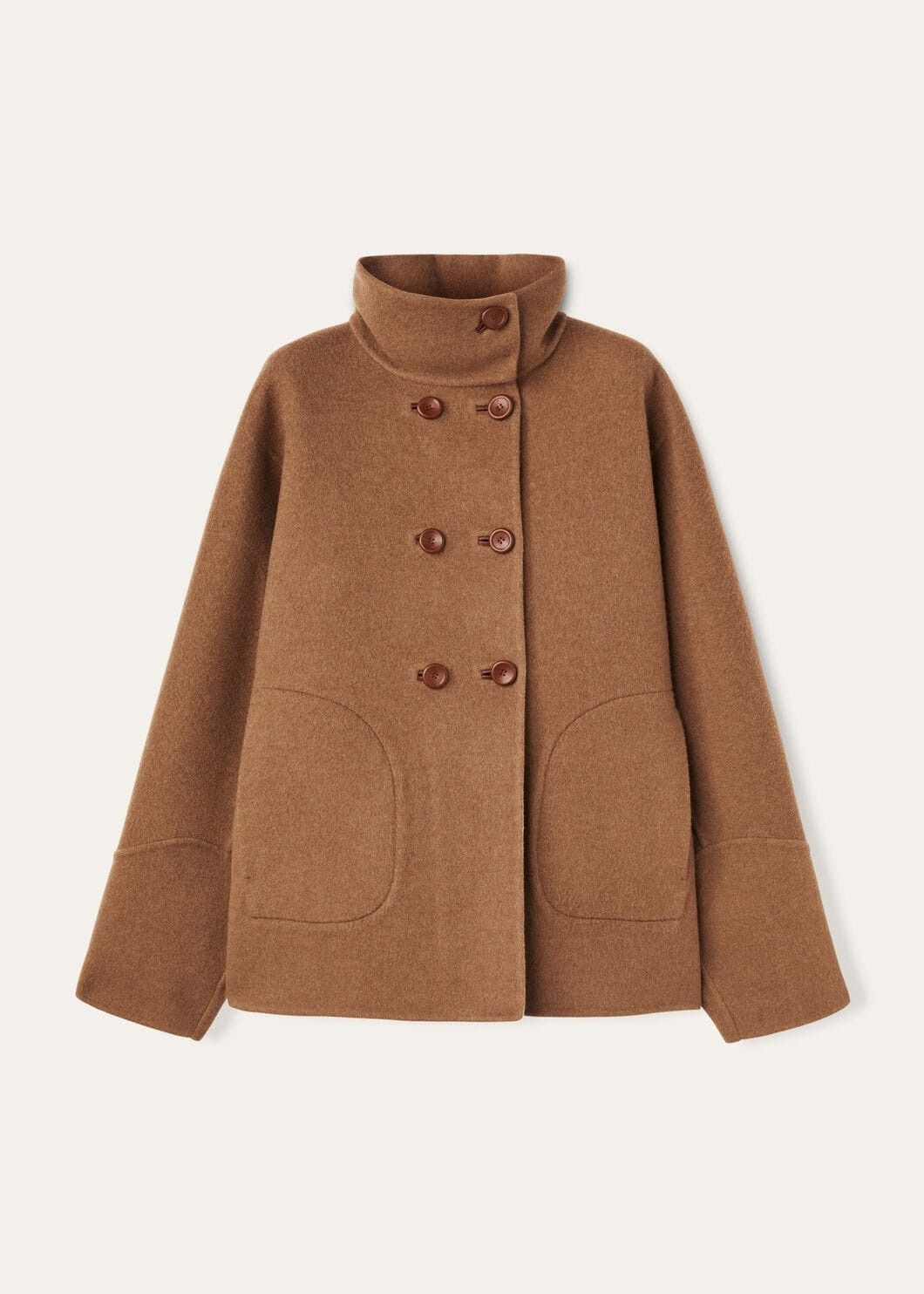 Loro Piana o1w1db10825 FAO3298 Camden Peacoat in Brown Size S / US 4 / IT 40 - 1 Thumbnail
