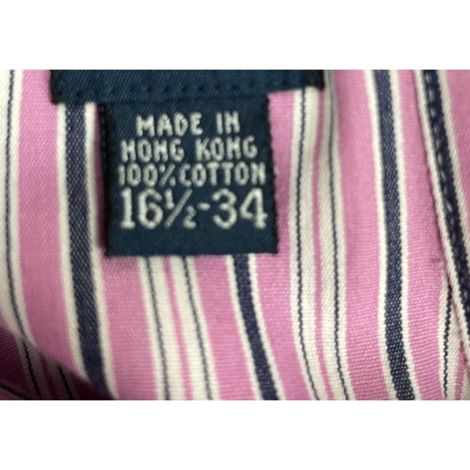 Polo Ralph Lauren VINTAGE Polo Ralph Lauren Shirt 16 1/2-34 Men Pink Curham Classic Fit Striped Size US XL / EU 56 / 4 - 6 Thumbnail