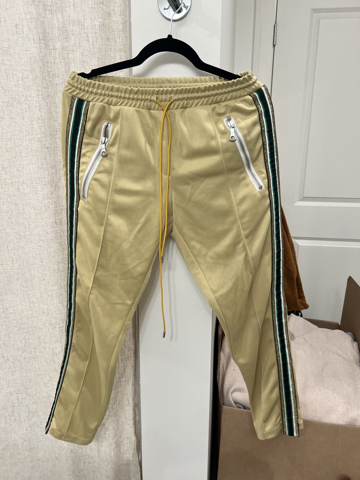 Rhude Rhude Traxedo Pants Tan/Green Rare Size US 30 / EU 46 - 1 Thumbnail