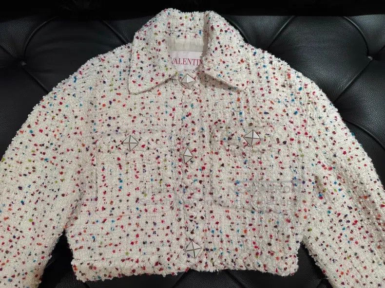 Valentino Valentino Snowflake woolen short coat Size S / US 4 / IT 40 - 5 Thumbnail