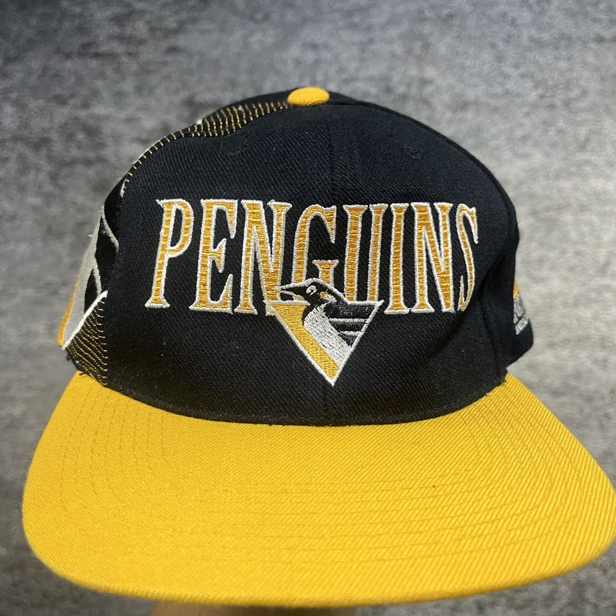 Sports Specialties VTG 90s Pittsburgh Penguins Sports Specialties Shadow Hat Size ONE SIZE - 2 Thumbnail