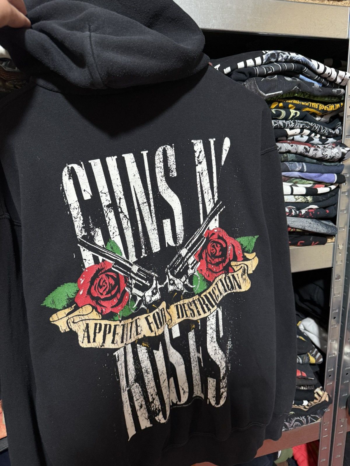 Band Tees Vintage 2014 Guns N Roses Appetite For Destruction Hoodie Size US L / EU 52-54 / 3 - 5 Thumbnail