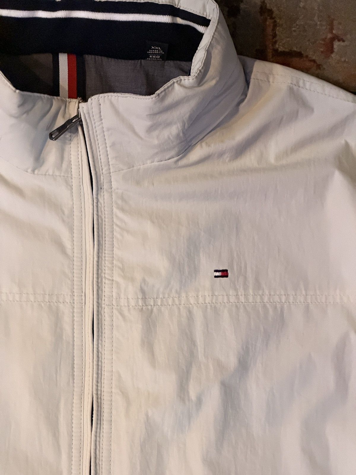 Tommy Hilfiger Tommy Hilfiger Yacht Jacket Regatta Windbreaker Hidden Hood Size US XXL / EU 58 / 5 - 2 Thumbnail