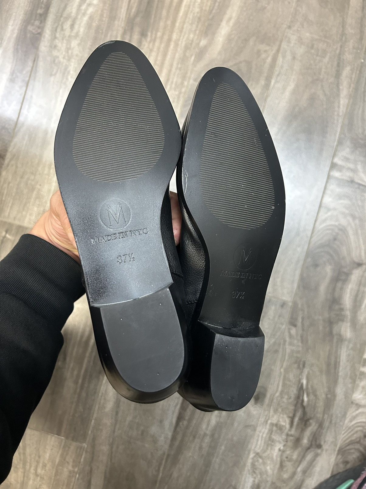 Chelsea Soccer × Designer Voes & Company Harlow Vegan Chelsea Boots Black Corn Leather Size US 7.5 / IT 37.5 - 5 Thumbnail