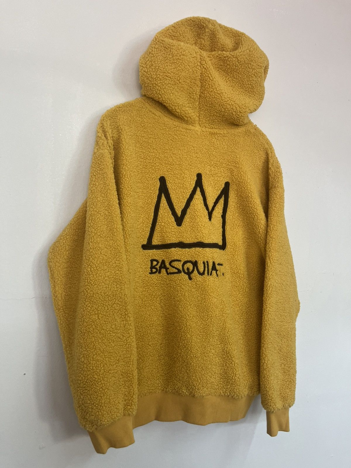 Jean-Michel Basquiat 💥VERY RARE JMB BASQUAIT X CLRIDE High Pile Deep Pile Hoodie Size US L / EU 52-54 / 3 - 3 Thumbnail