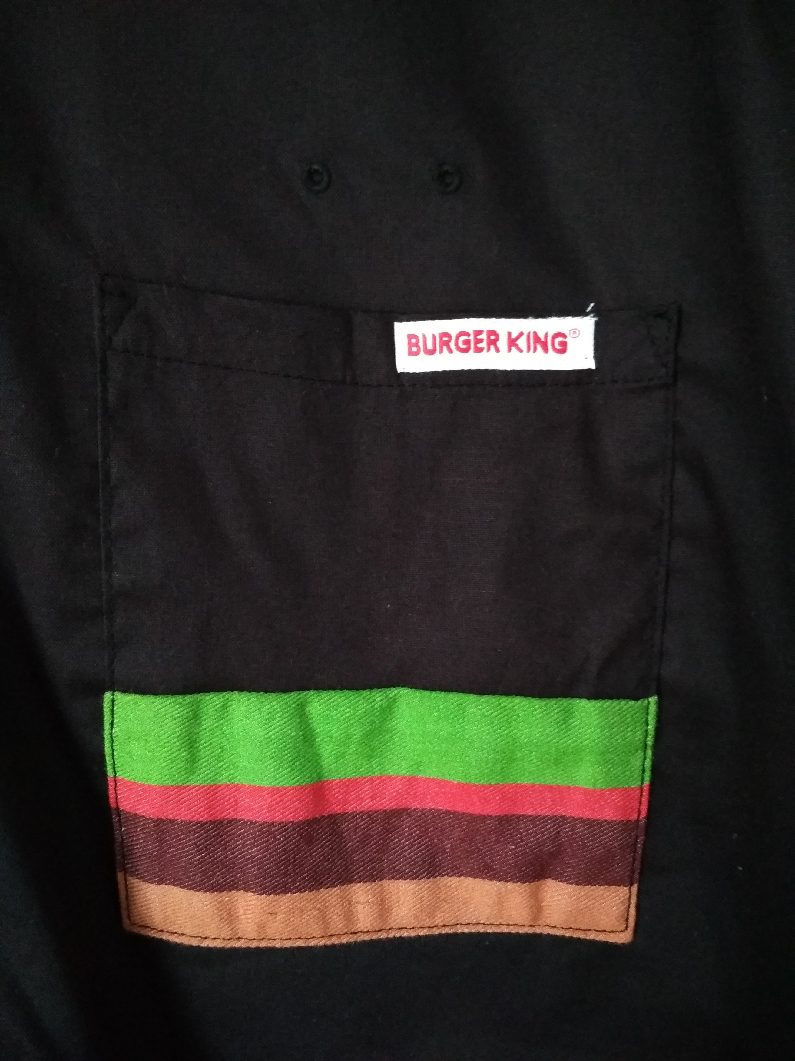 Japanese Brand Vintage Burger King Button Up Shirt Size US L / EU 52-54 / 3 - 2 Thumbnail