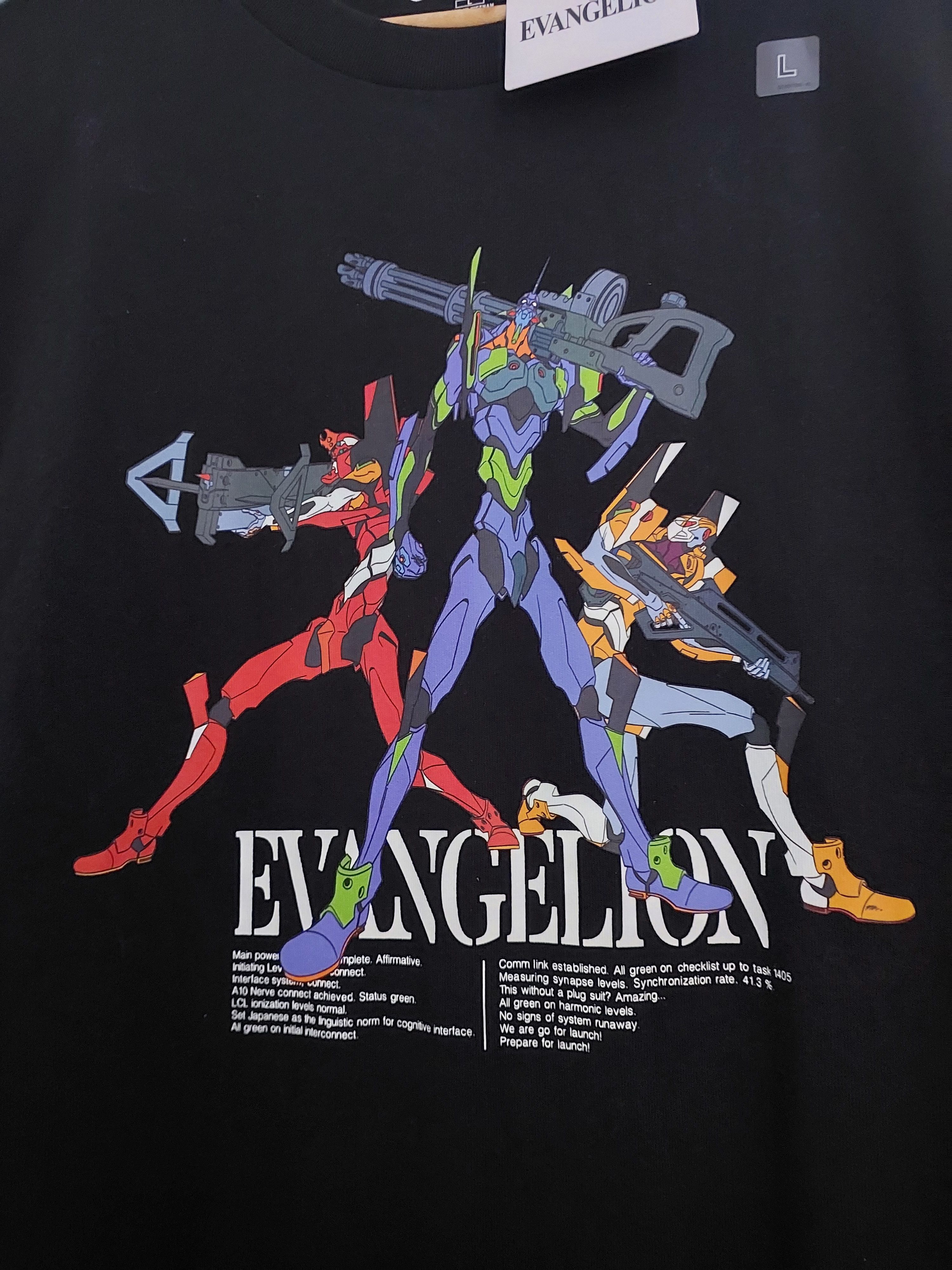 Anime EVANGELION ANIME T-SHIRT Size US L / EU 52-54 / 3 - 7 Thumbnail