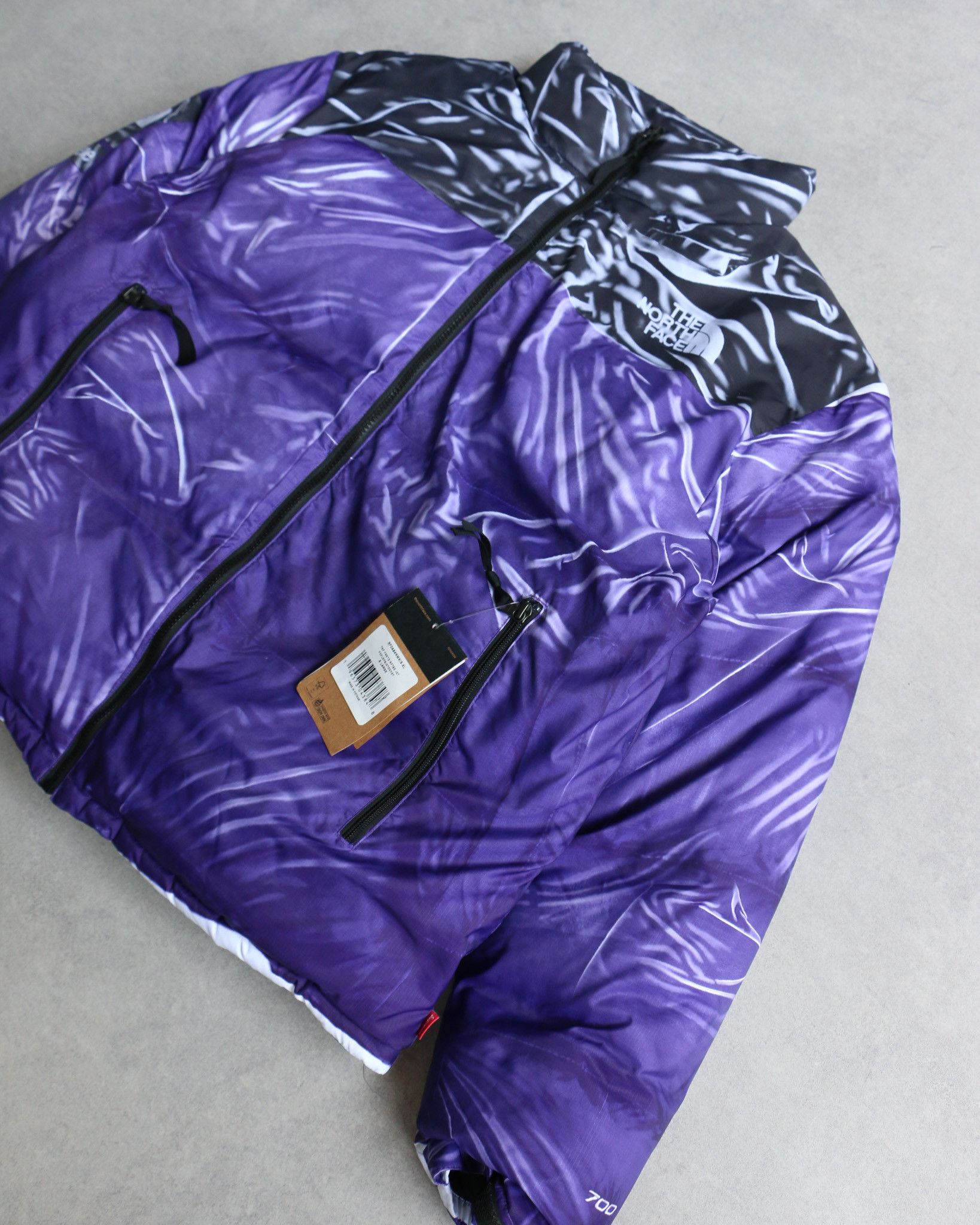 Supreme Supreme The North Face Trompe L'oeil Painted Nuptse Jacket Size US XL / EU 56 / 4 - 2 Thumbnail