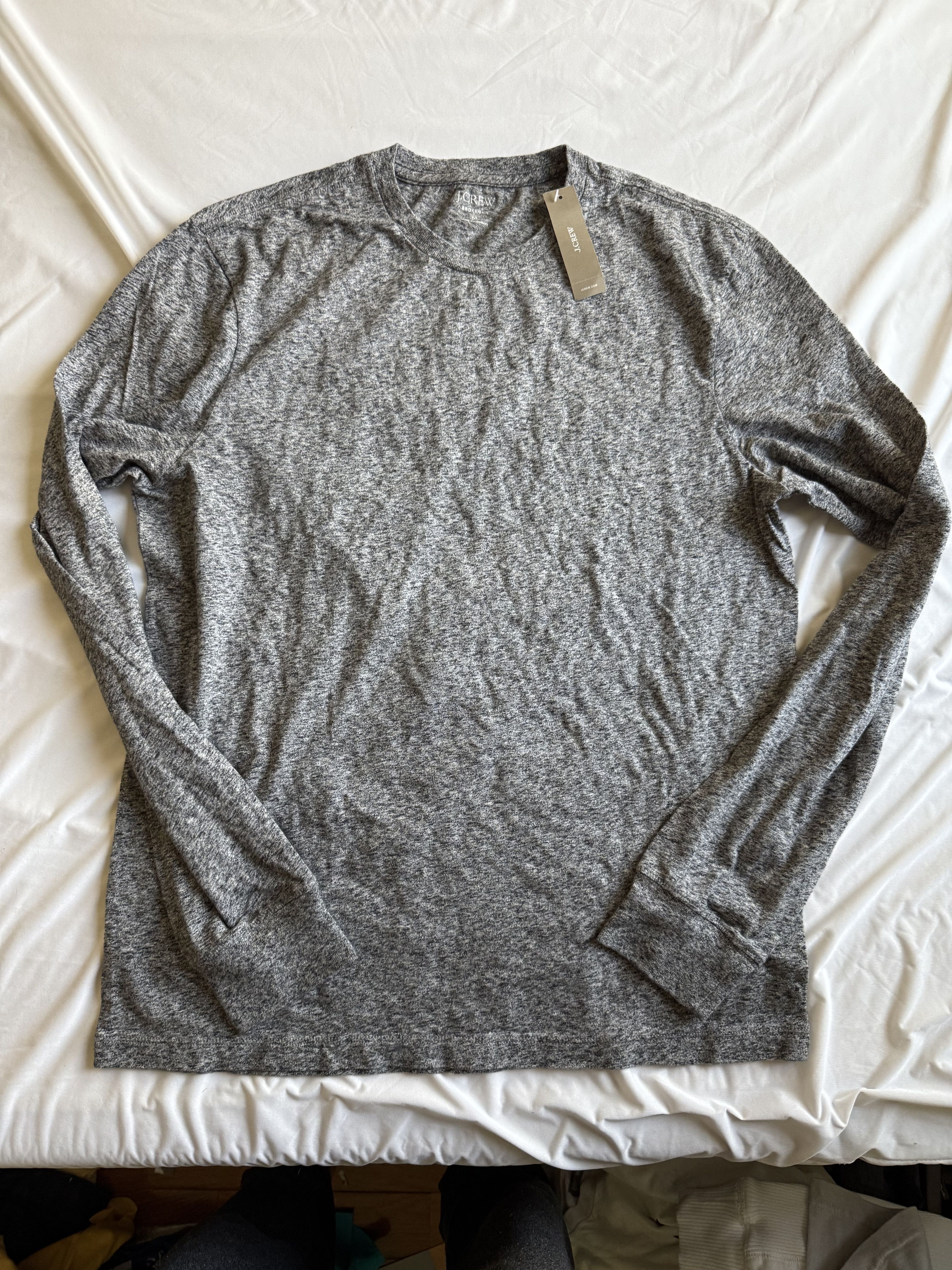 J.Crew J. Crew Broken In L/S Tee Shirt medium $48 Size US M / EU 48-50 / 2 - 2 Thumbnail