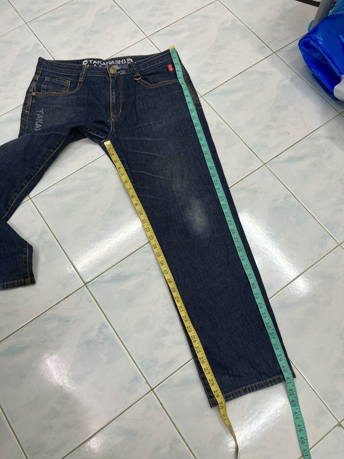 Karakuri Tamashii 🔥🔥🔥ARCHIVE TAKAHASHI BIG TRAIN JAPAN DENIM Size US 34 / EU 50 - 17 Thumbnail