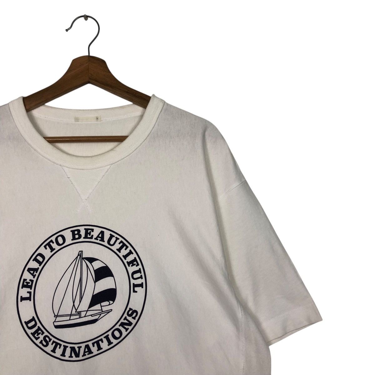 Japanese Brand × Vintage 📌Lead To Beautiful Destination Cropped Sweatshirt Size US M / EU 48-50 / 2 - 7 Thumbnail