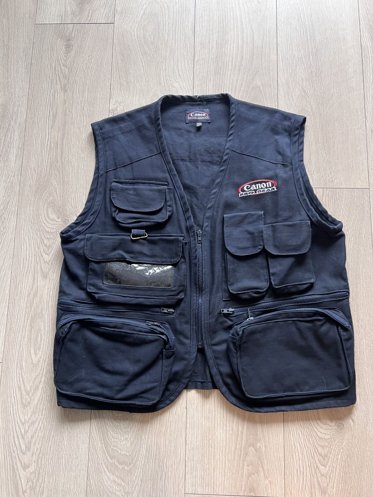 Other Vintage Canon Vest Jacket Pro Camera Photo 90s Tech pockets Size US M / EU 48-50 / 2 - 2 Thumbnail