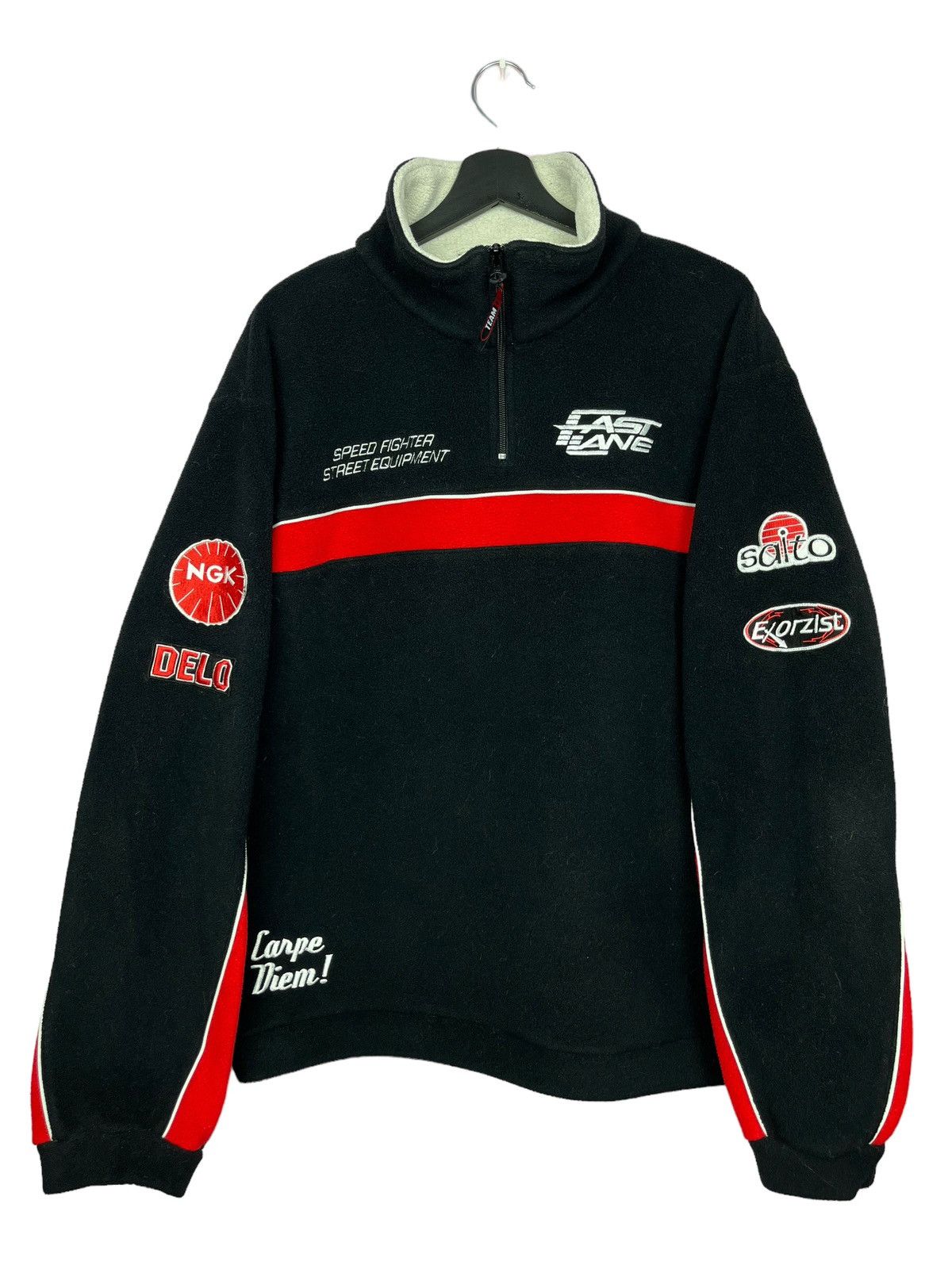 Vintage Vintage Fast Lane Speed Fighter Street Equipment Fleece Size US XL / EU 56 / 4 - 5 Thumbnail