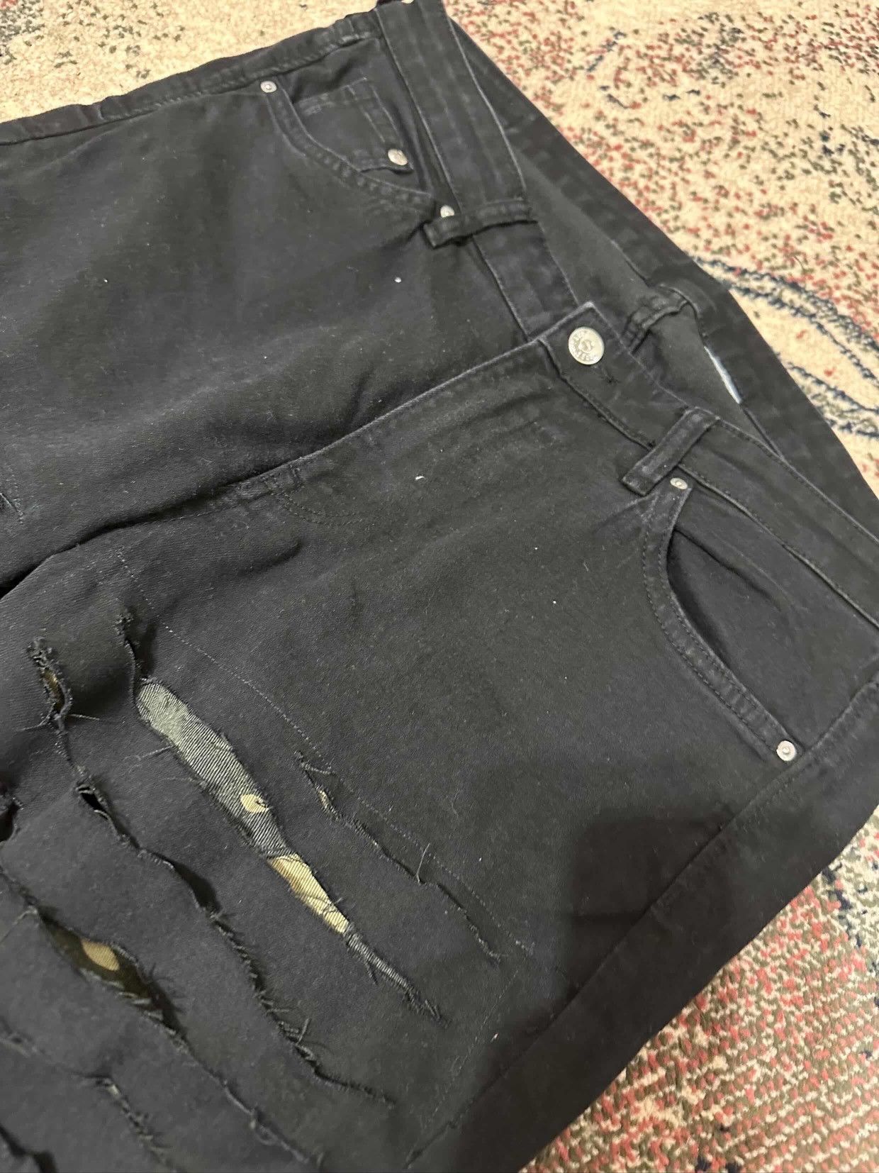 Handmade Custom made flared jeans Size US 34 / EU 50 - 2 Thumbnail