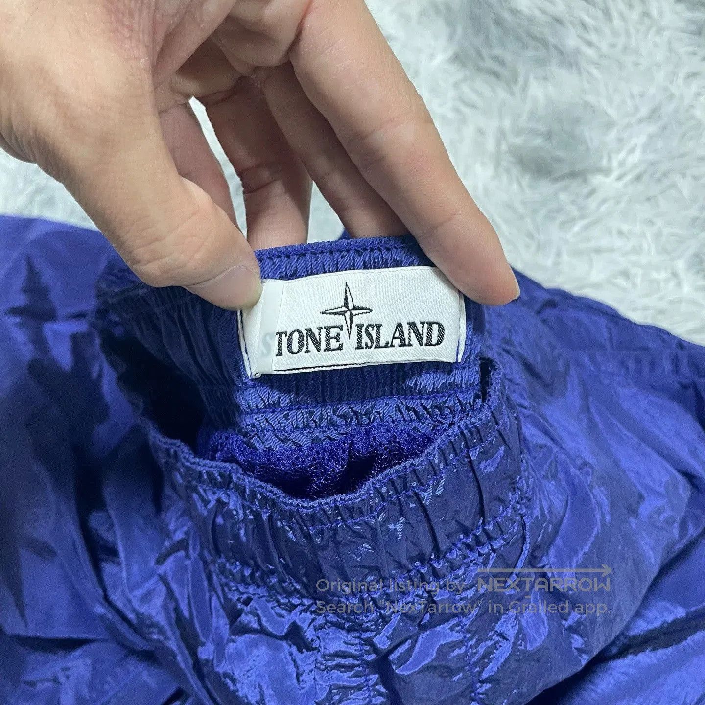 Stone Island Stone Island Metal Nylon Square Logo Shorts. Size US 32 / EU 48 - 4 Thumbnail