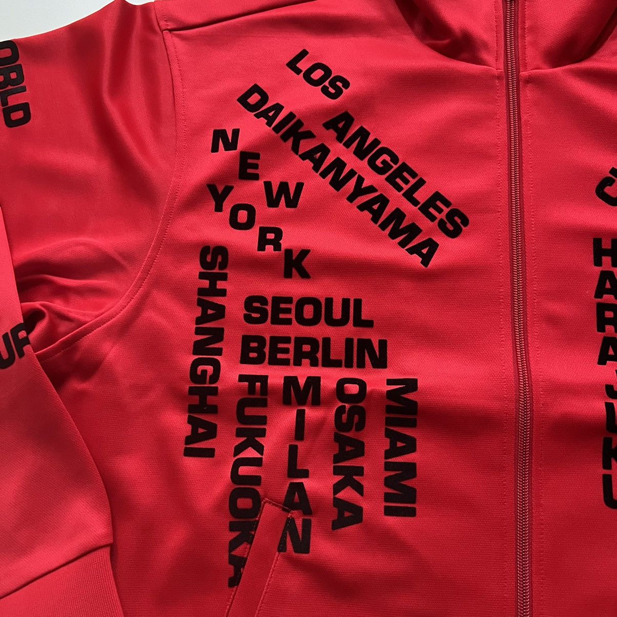 Supreme Supreme Worldwide Tricot Track Jacket Red XL Size US XL / EU 56 / 4 - 4 Thumbnail