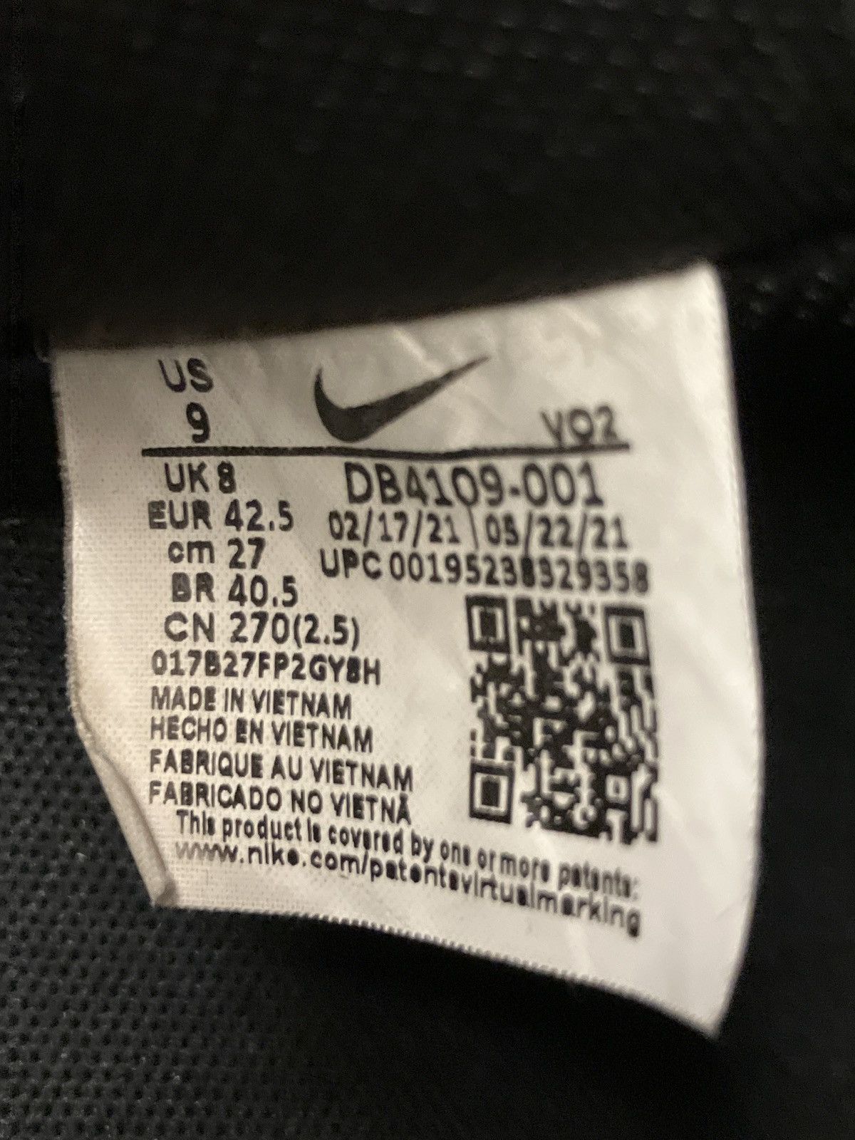 Nike Air Force 1 Luxe ‘Black Gum’ Size US 9 / EU 42 - 4 Thumbnail
