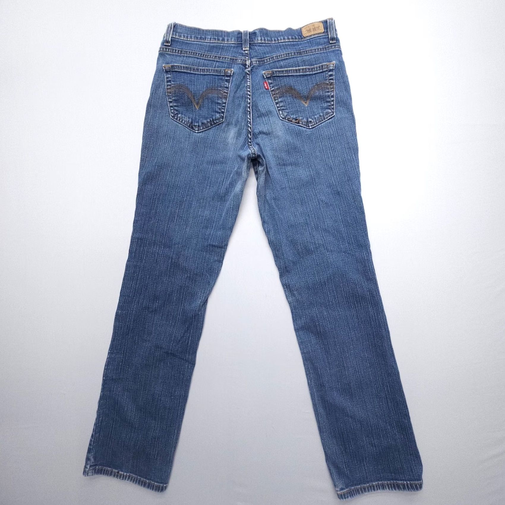 Levi's VINTAGE Levi's 512 Jeans Women Size 10 Blue Slim Straight 5-Pocket Denim Dark Wash Size 32" / US 10 / IT 46 - 2 Thumbnail