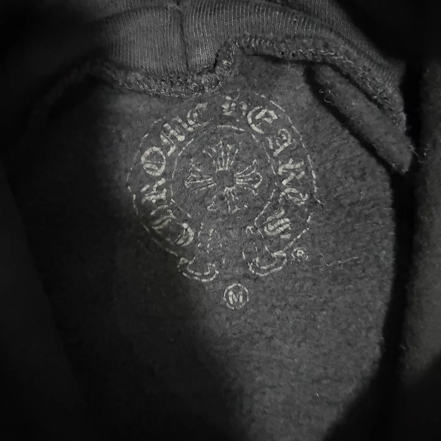Chrome Hearts Chrome Hearts Black 3-Element Back Hoodie M Size US M / EU 48-50 / 2 - 3 Thumbnail