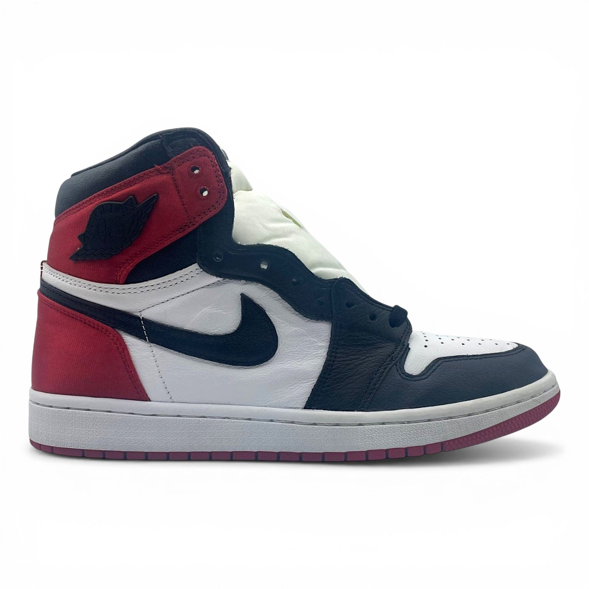 Nike 1 Retro High Satin Black Toe (W) Size US 10 / IT 40 - 1 Thumbnail