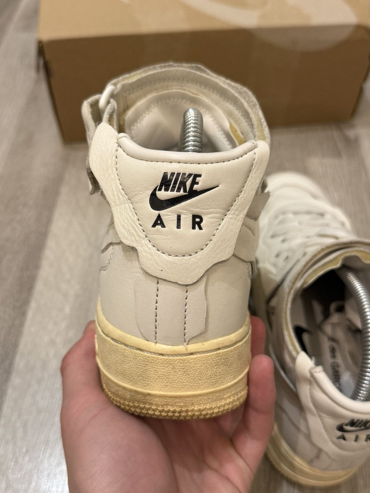 Comme des Garcons × Nike Af1 Mid cdg Size US 7 / EU 40 - 5 Thumbnail