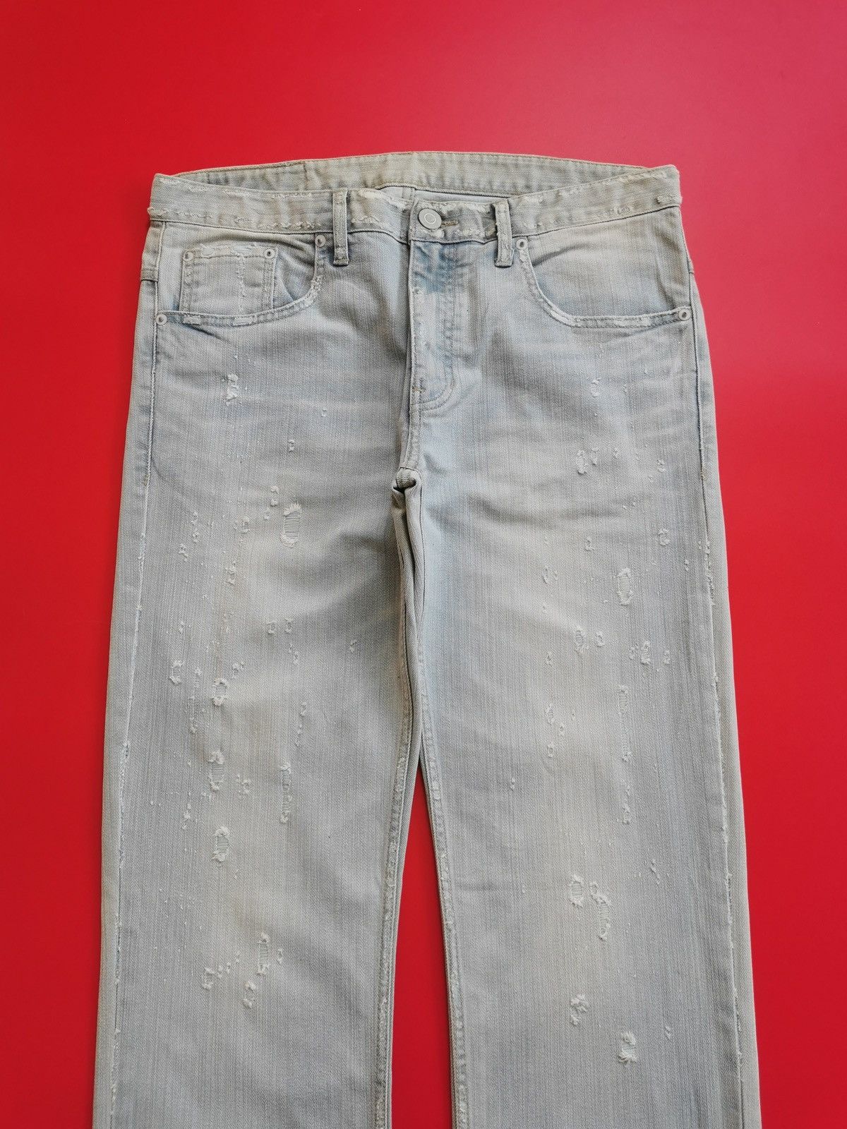 Japanese Brand Bluenotchjeans Nevermind Denim ERD Grunge Size US 34 / EU 50 - 2 Thumbnail