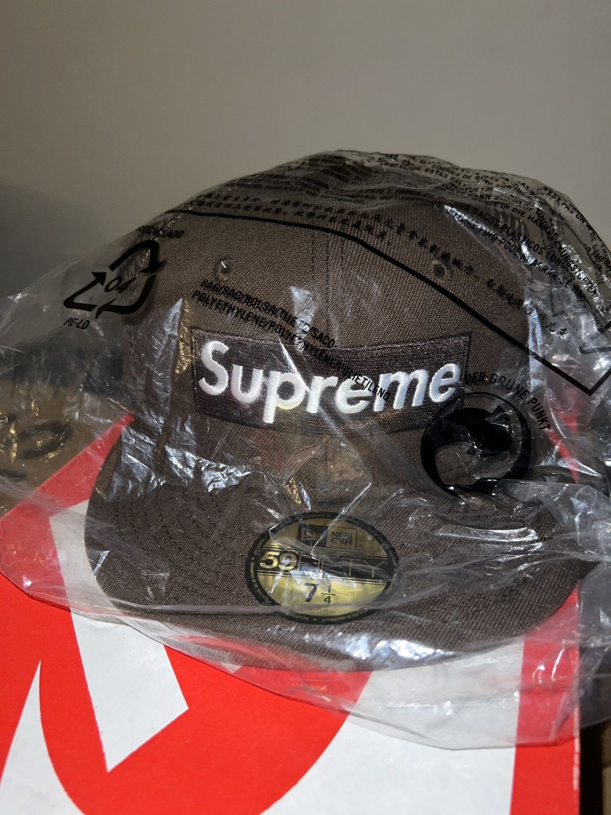 New Era Supreme Supreme Box Logo Mesh New Era Hat Grailed