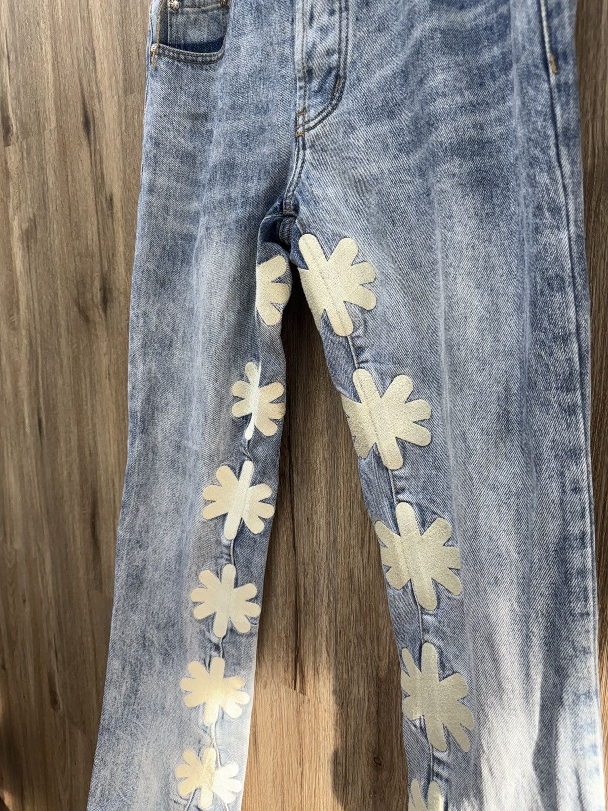 Shadow Hill Los Shadow White Denim Jeans Size US 30 / EU 46 - 5 Thumbnail