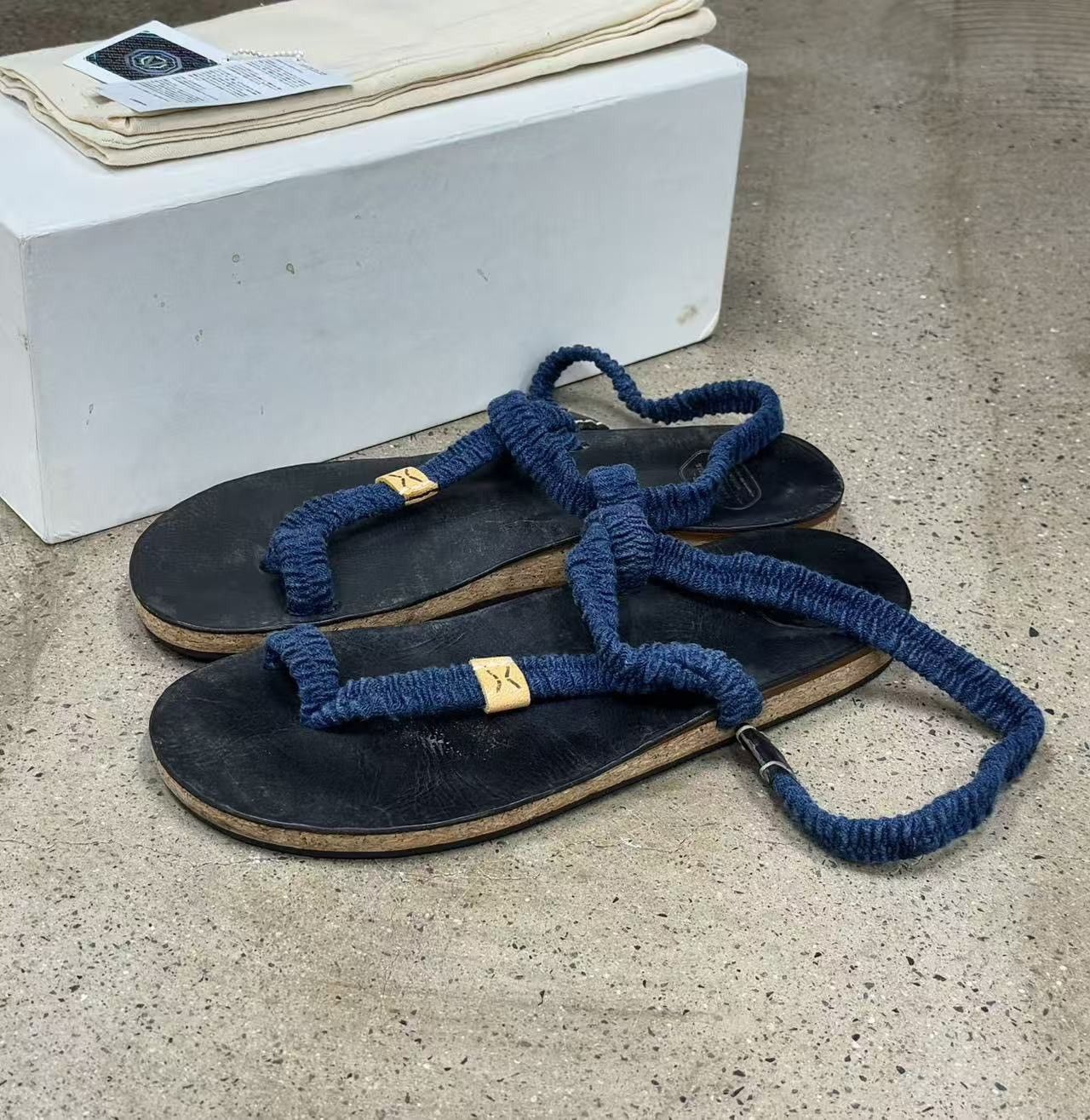 Visvim Visvim Samara Sandal - Indigo | Grailed