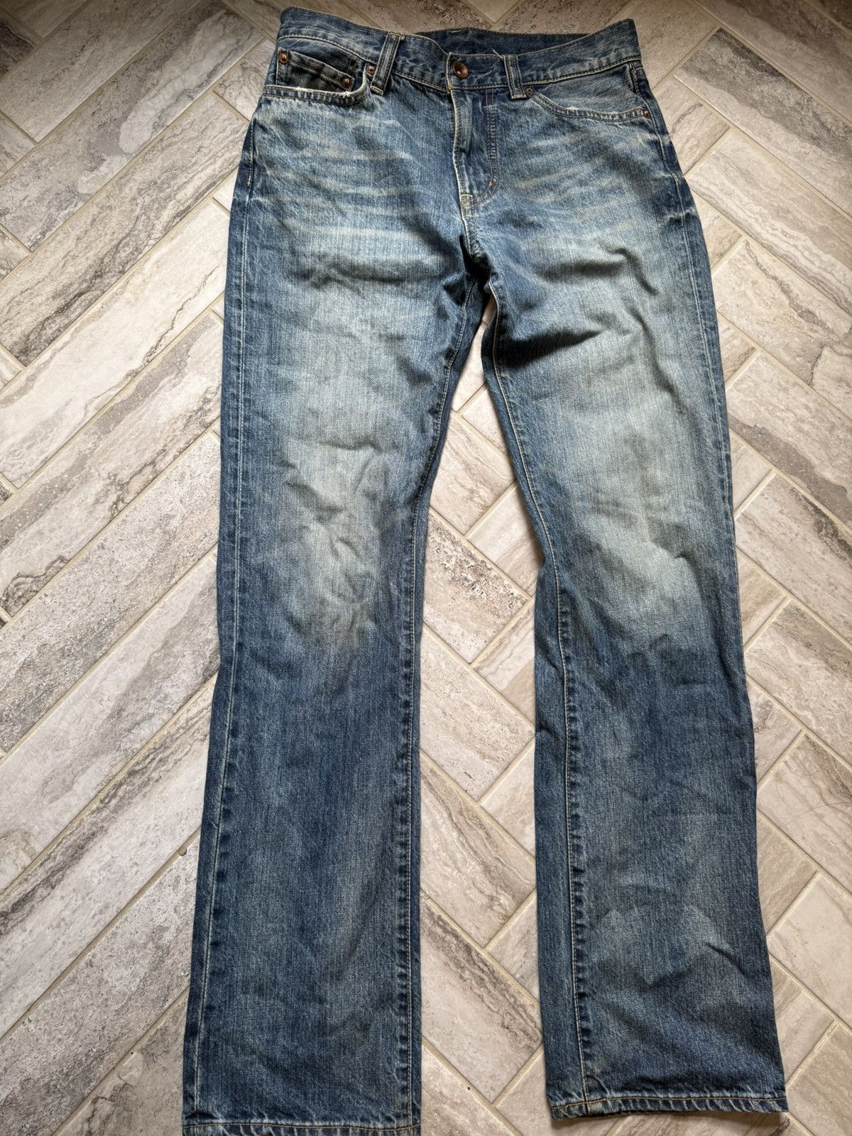 Uniqlo straight leg uniqlo denim Size US 30 / EU 46 - 1 Thumbnail