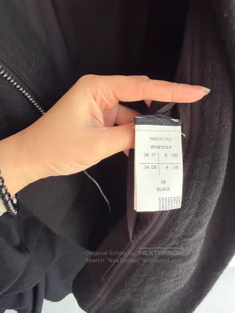 Rick Owens Rick Owens Mainline woolen jacket Size XS / US 0-2 / IT 36-38 - 4 Thumbnail