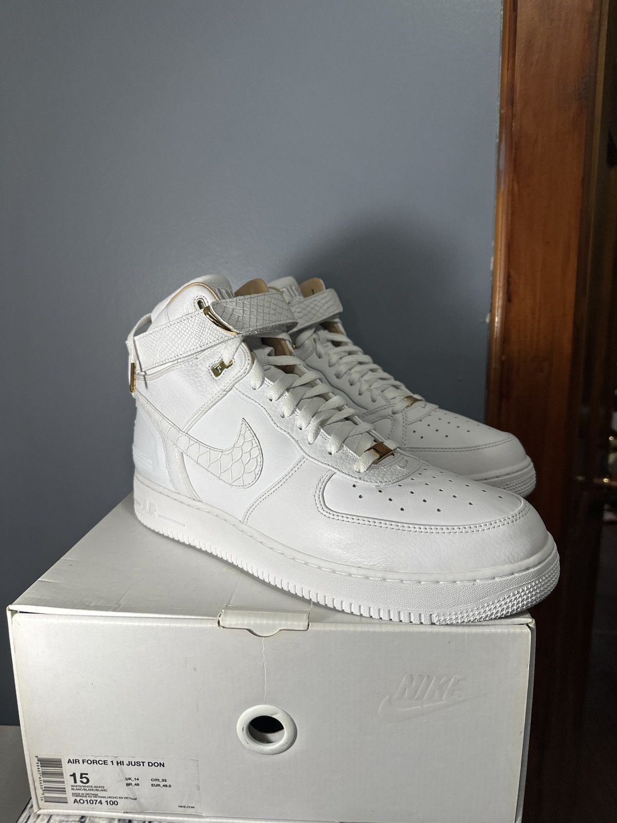 Just Don × Nike Nike AF1 HI Just don Size US 15 / EU 48 - 5 Thumbnail