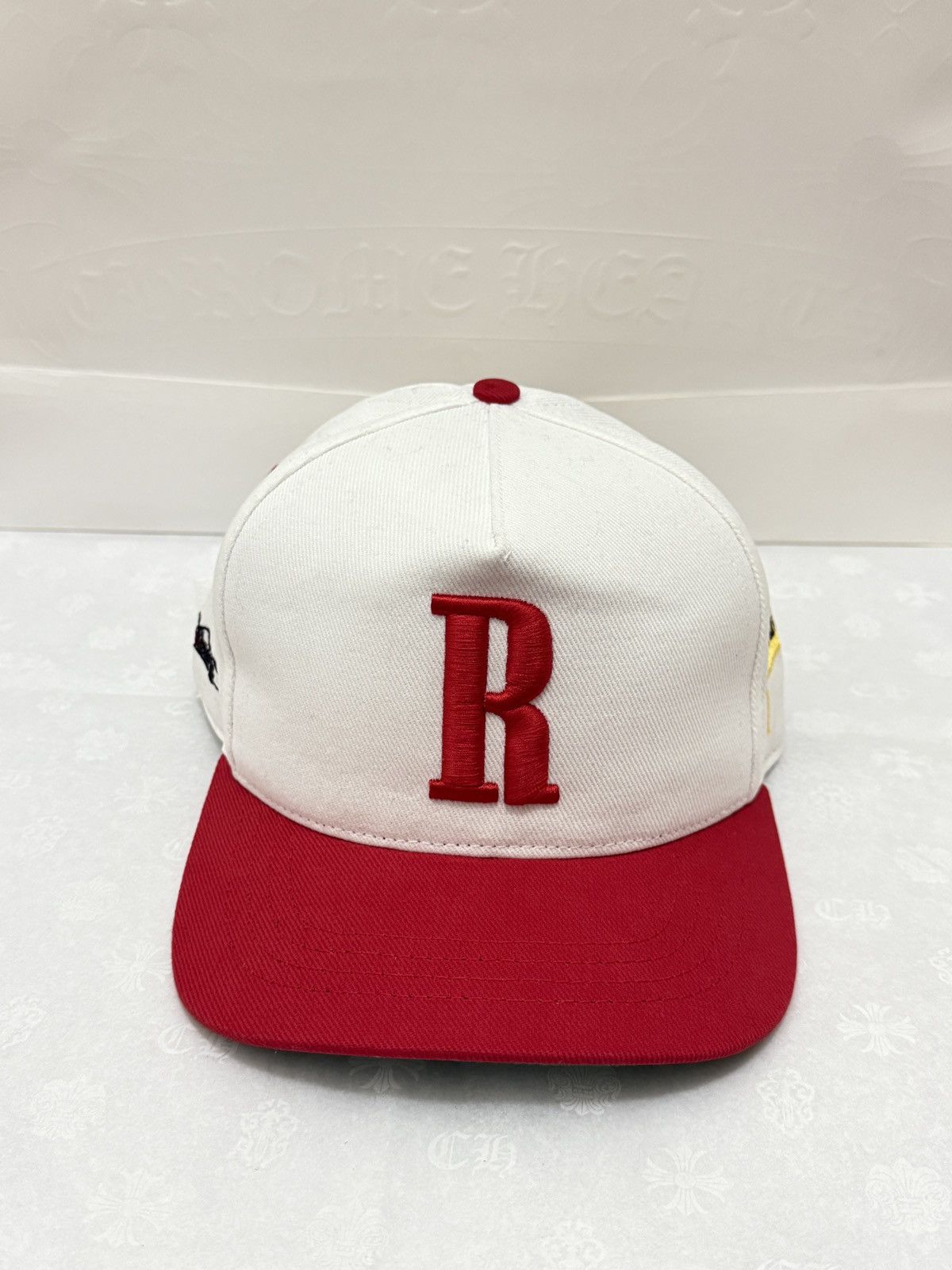 Rhude Rhude Trucker Hat Racing White/Red Size ONE SIZE - 1 Thumbnail