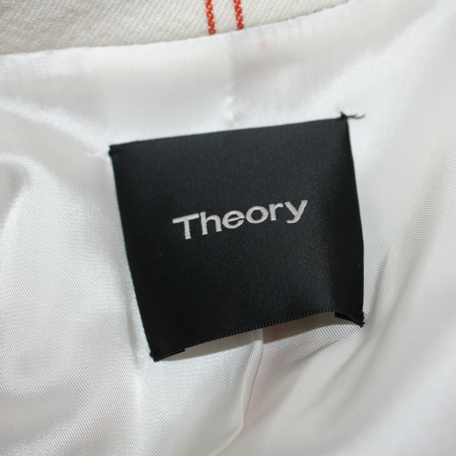 Theory Bozetta Ivory Checkered Plaid Wool Coat NWT MSRP $895 Size L / US 10 / IT 46 - 9 Thumbnail