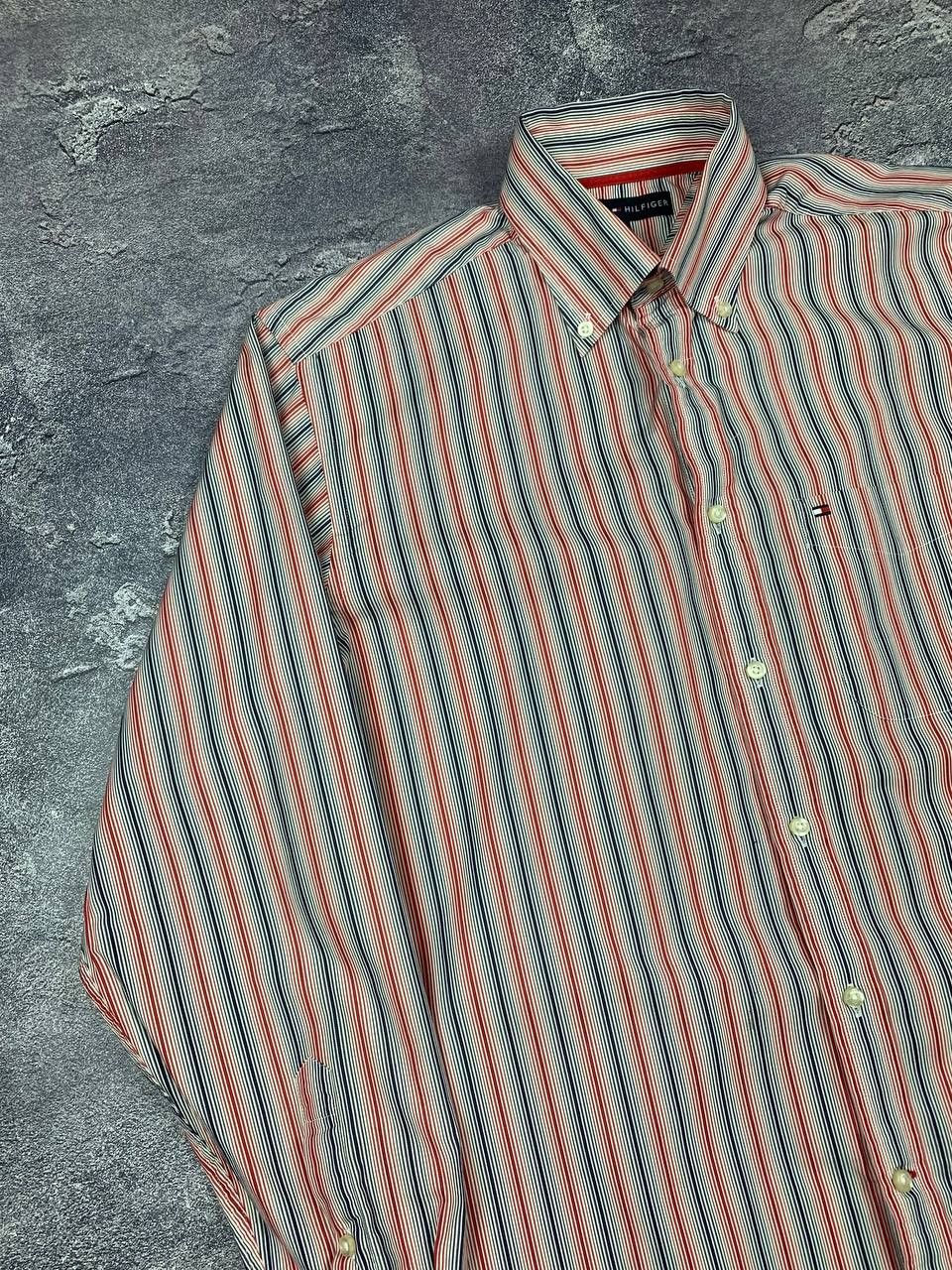 Tommy Hilfiger Tommy Hilfiger Mens Multicolor Striped Regular Fit Size US S / EU 44-46 / 1 - 2 Thumbnail