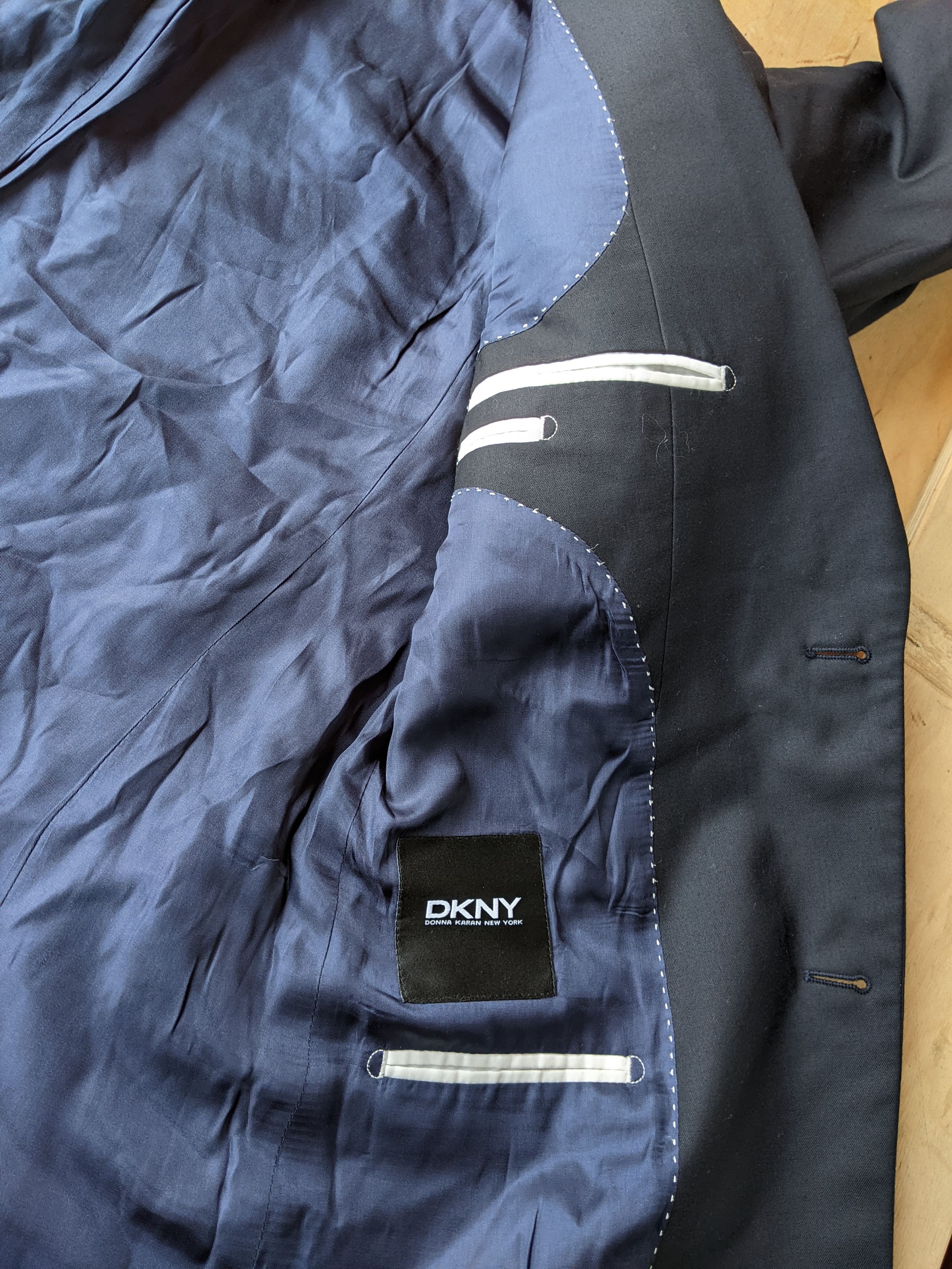 DKNY DKNY Blazer Jacket Leisurewear Suit Black YSL Balmain Size 46R - 8 Thumbnail