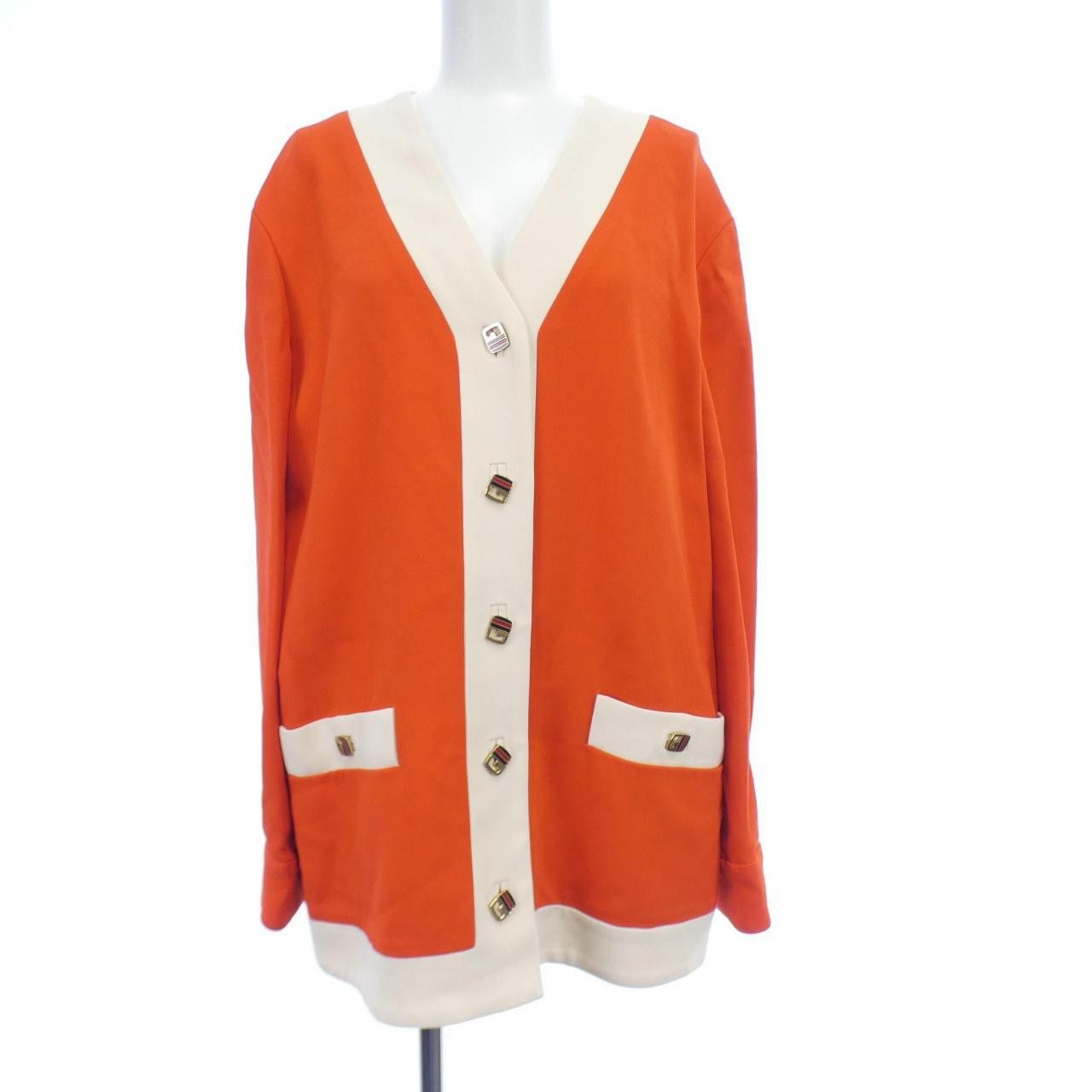 Gucci Gucci No Collar Jacket Others Outerwear 596871ZKR01 DUTY FREE for USA