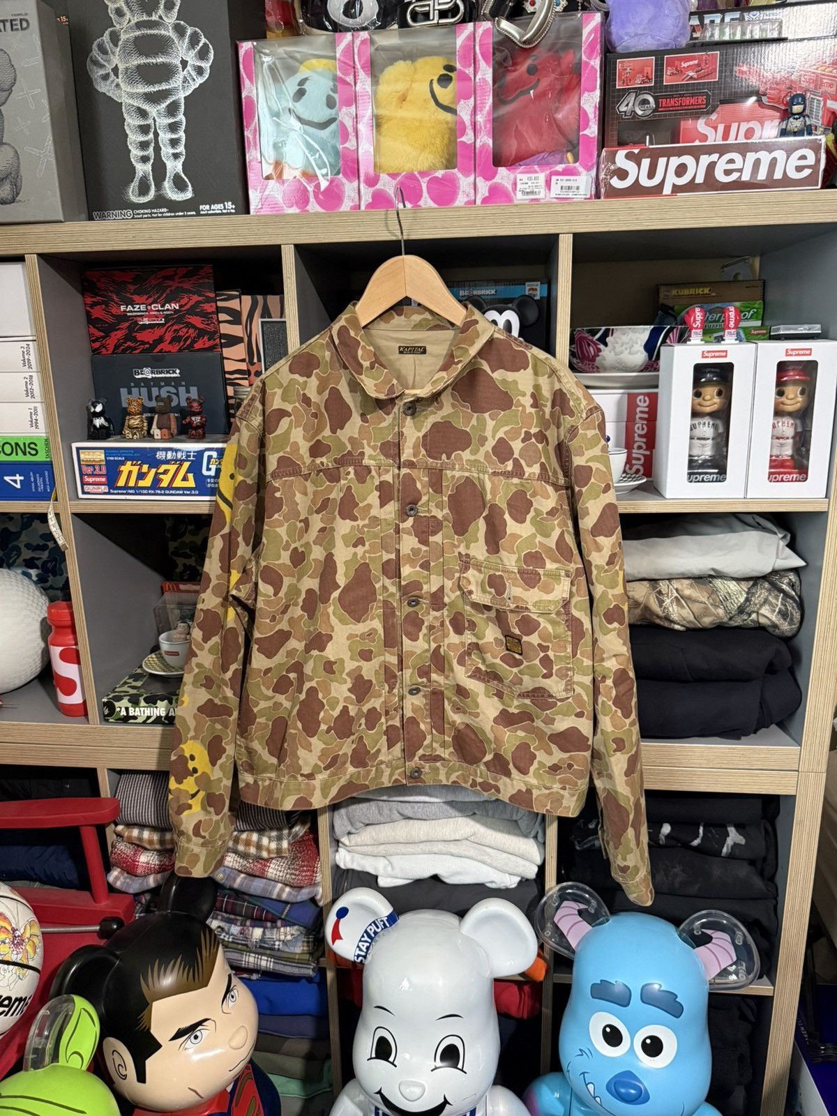 Kapital Kapital Herringbone Happy Peek-a-boo Camo 1st Jacket Size US L / EU 52-54 / 3 - 1 Thumbnail