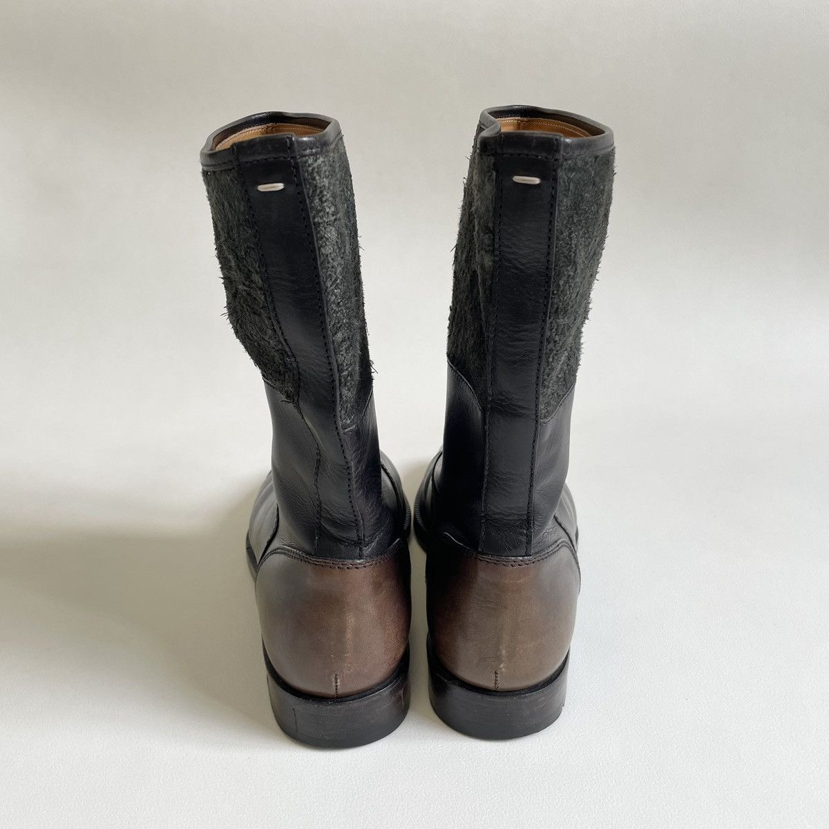Maison Margiela Burnished Leather ‘Engineer Boots’ Size US 8 / EU 41 - 14 Thumbnail