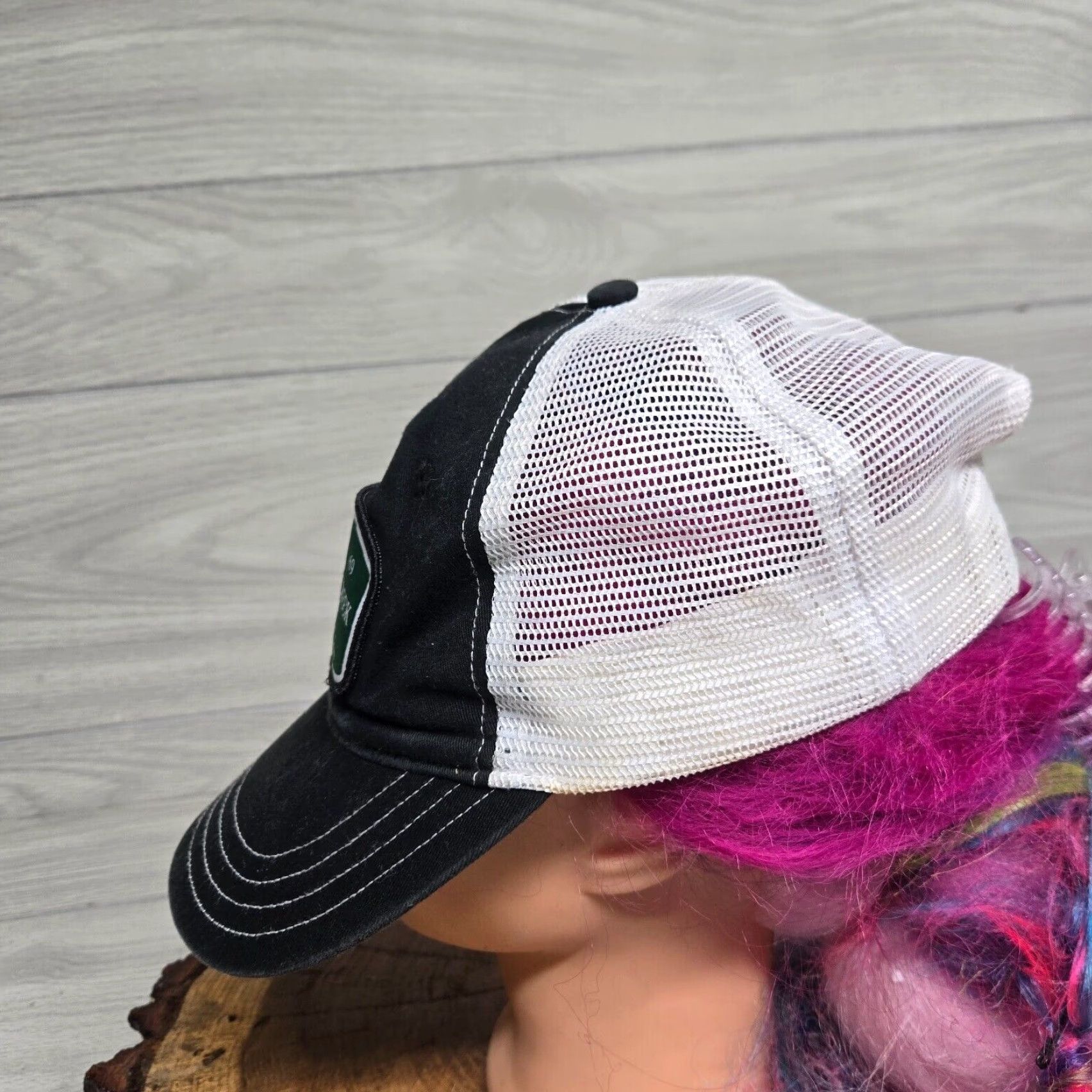 Vintage VINTAGE Cozy Creek Campground Cap Hat Unisex Adjustable Black Cotton Summer Classic 80s 90s Size ONE SIZE - 4 Thumbnail